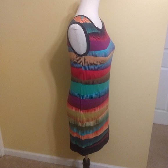 Trina Turk Lelah desert 🌈 rainbow mini dress sz small *2 - Picture 4 of 8